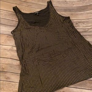 Olive army green express tank with stud details